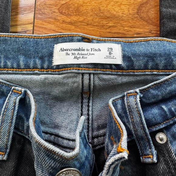Vintage Abercrombie & Fitch 90's Relaxed High Rise Jeans Size 29 - Picture 2 of 5
